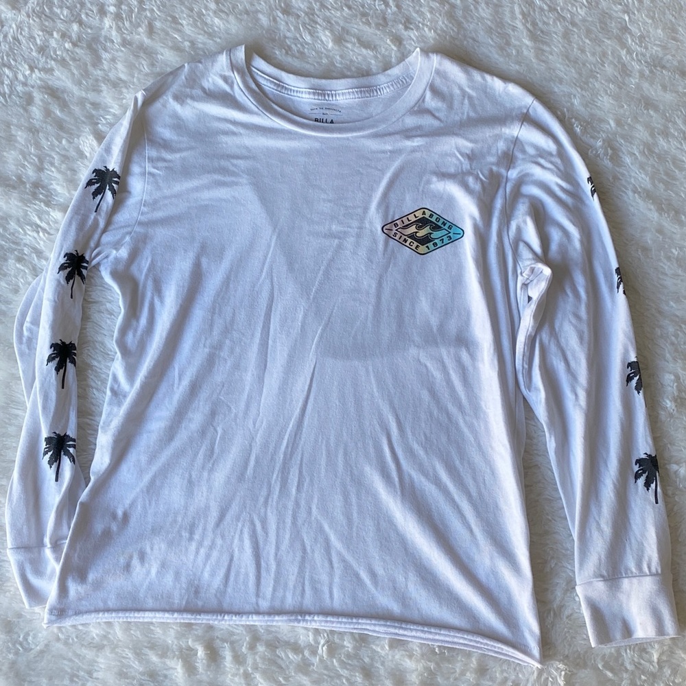 Billabong Long Sleeve Shirt White Medium